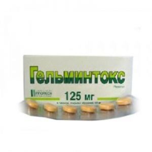 Гельминтокс таблетки п/о 125 мг № 6