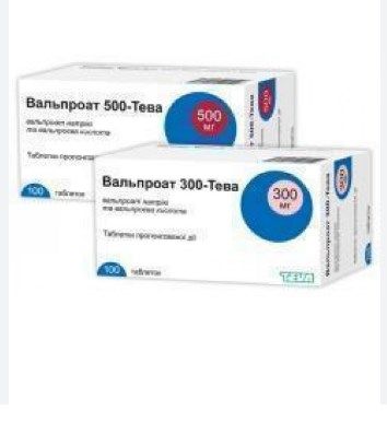 Вальпроат хроно табл. 500 мг №100