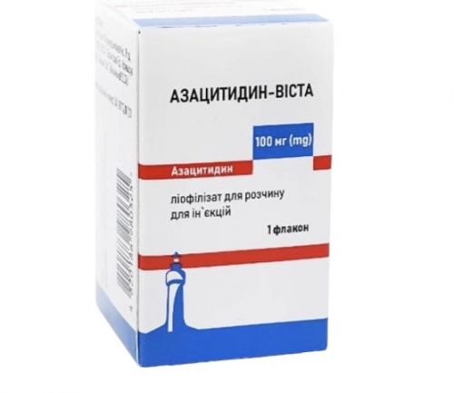 Азацитидин-Віста ліофілізат для р-ну д/ін. 100 мг №1 у флак.