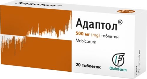 Адаптол 500 мг таблетки №20