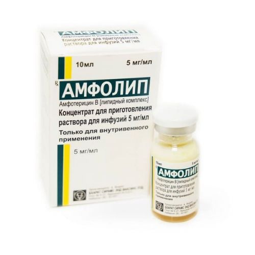 Амфоліп суспензія д/інф. 5 мг/мл по 10 мл у флак.